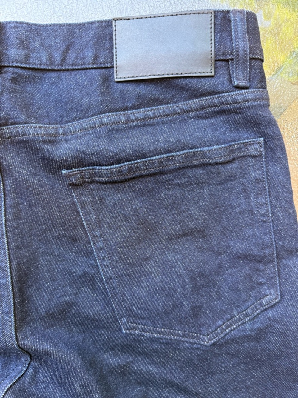 Theory Men’s Skinny Jeans in Dark Blue Denim - Picture 7 of 11